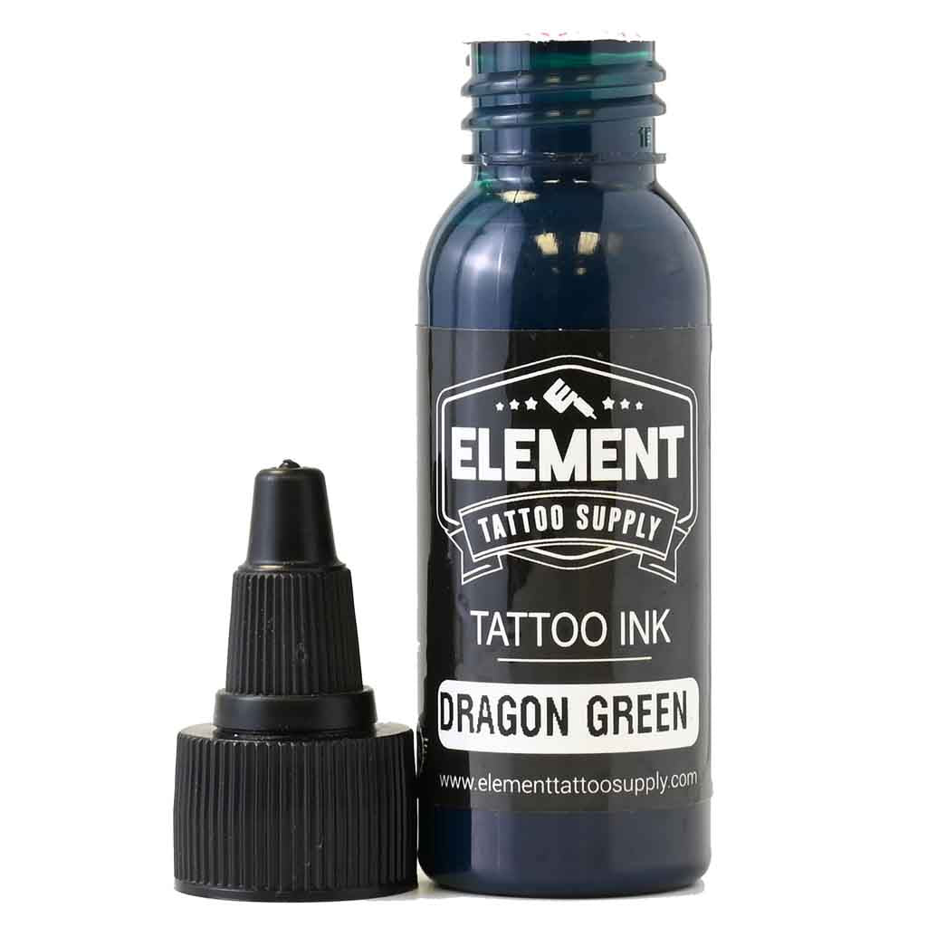 Dragon Green Element Tattoo Ink