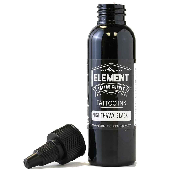 Black tattoo ink 2oz bottle