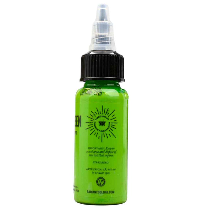 Lime Green, Radiant Tattoo Ink, 1 oz