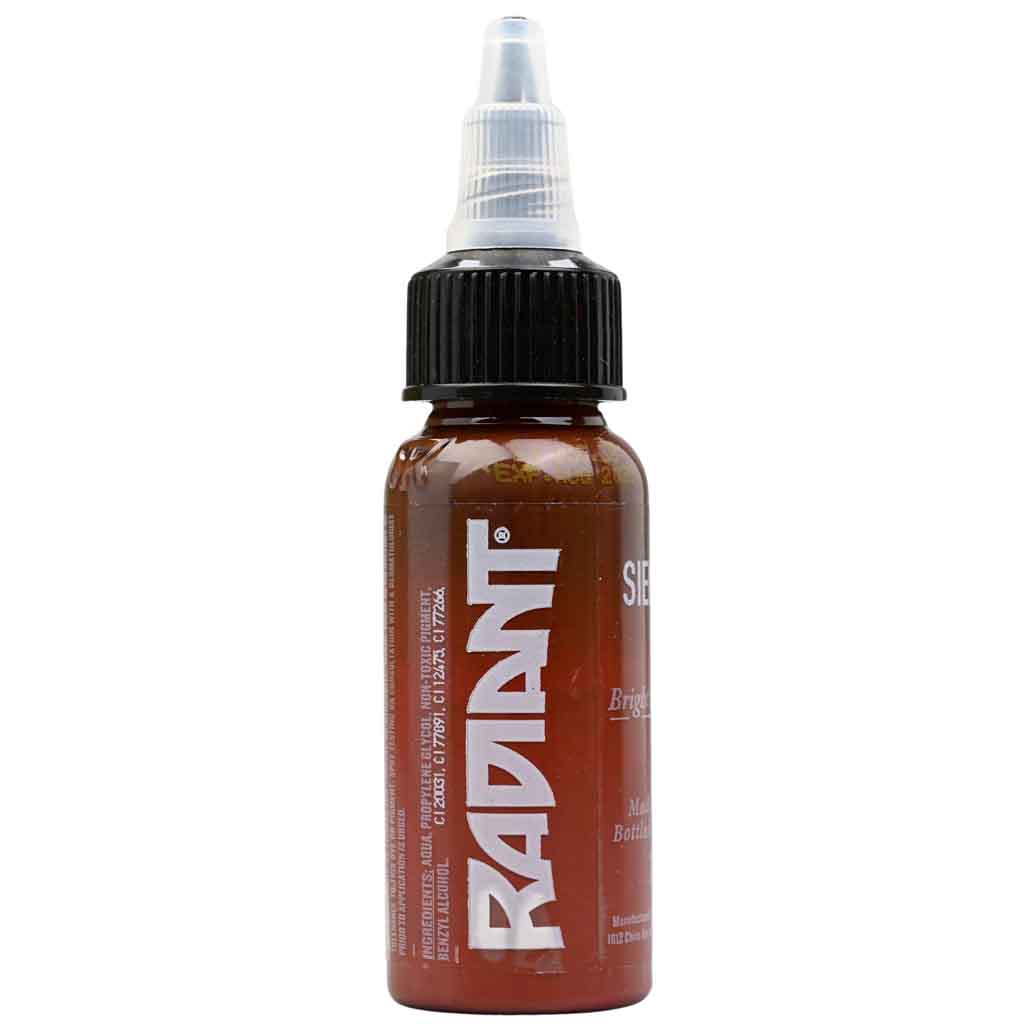 Sienna, Radiant Tattoo Ink, 1 oz