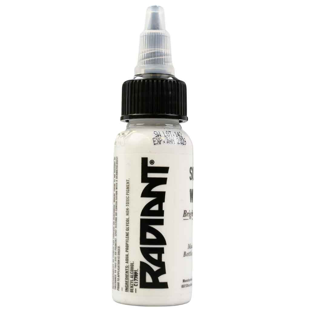 Super White, Radiant Tattoo Ink, 1 oz