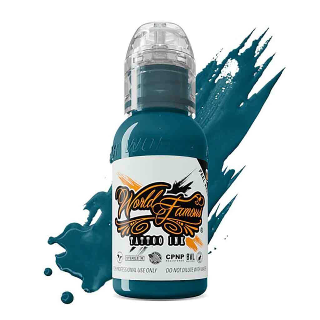 Galapagos Green, World Famous Tattoo Ink 1 oz