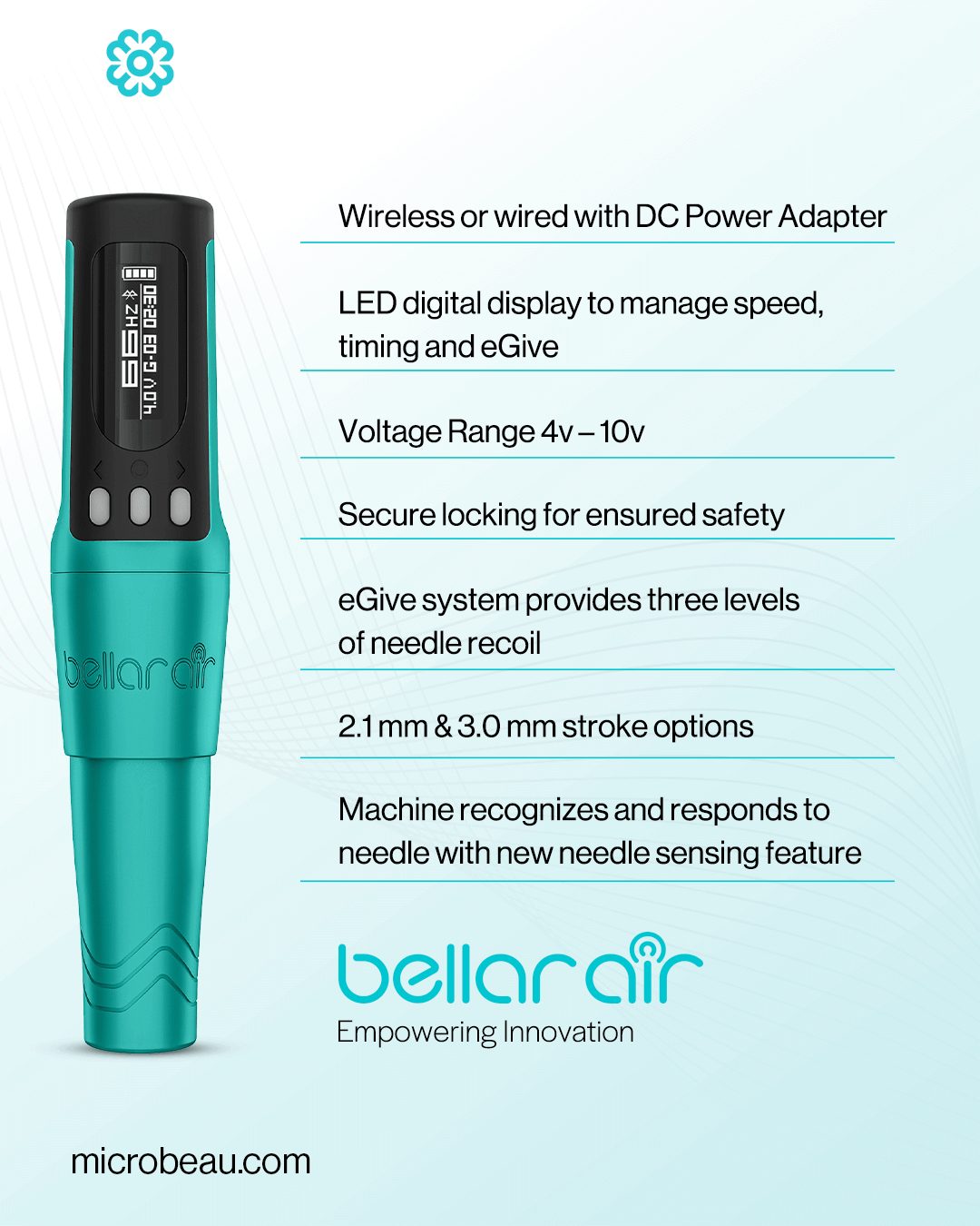 Bellar Air Microbeau Blue